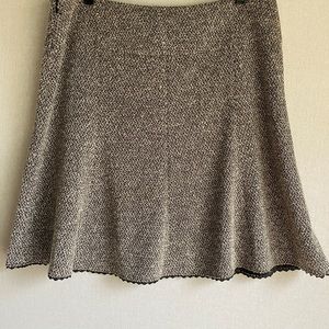 Express tweed black and white skirt size 12